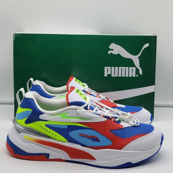 Puma | Shoes | New Puma Rsfast Raceway White Multi | Poshmark display picture 3